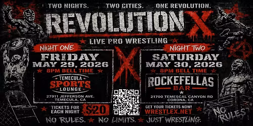WRESTLE X presents REVOLUTION X Night 2
