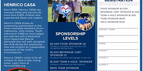 Kiwanis Club of Henrico Golf Tournament