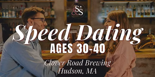Speed Dating Ages  30-40 in Hudson, MA at Clover Road Brewing