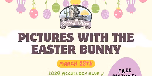 Our Shabby Shack pictures with Easter Bunny