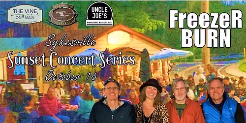 Freezer Burn at Sykesville Sunset Concert Series
