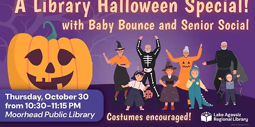 A Library Halloween Special with Baby Bounce and Senior Social