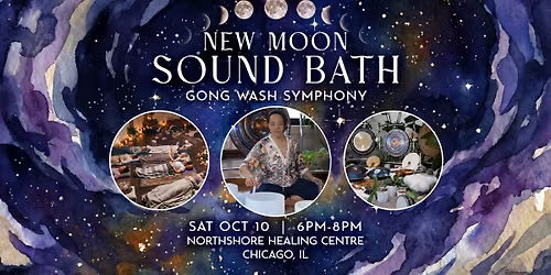 New Moon Sound Bath: Gong Wash Symphony