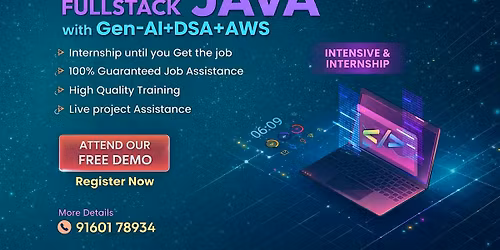 Full Stack JAVA Course FREE DEMO