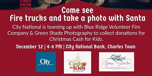 Professional Photos with Santa! (Plus Fire Trucks)