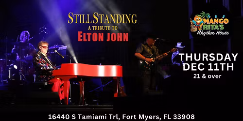 STILL STANDING - A Tribute to ELTON JOHN at Mango Rita's Rhythm House