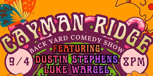Cayman Ridge Back Yard Comedy Show Just for Gits and Shiggles