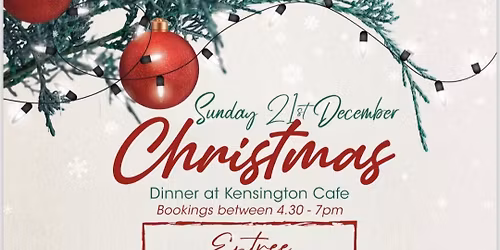 christmas at Kensingtons cafe 