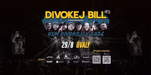 Divokej Bill \/ \u00daVALY 29.8.2026 \/ OSM DIVOKEJCH 2026