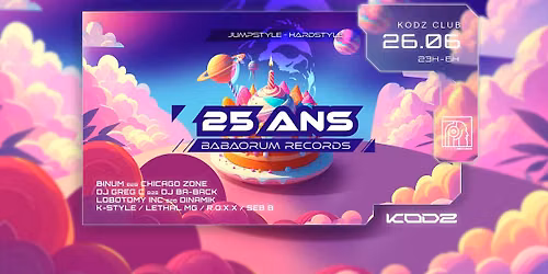 BABAORUM 25 YEARS x KODZ CLUB