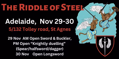 The Riddle of Steel HEMA tournament