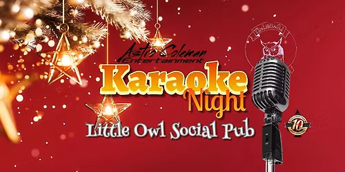 Ugly Sweater Karaoke Friday at Little Owl Social Pub
