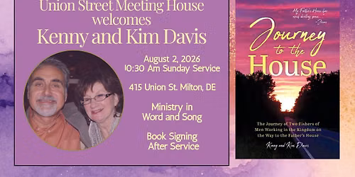 Guest Ministers: Kenny and Kim Davis and Book Signing