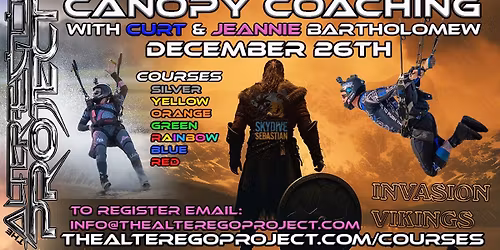 Invasion - Canopy Coaching Skydive Sebastian 