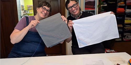 EMBROIDERY CLASS: Sashiko Tea Towel Workshop