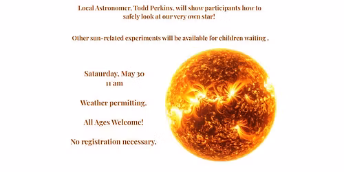 Sun Science Saturday
