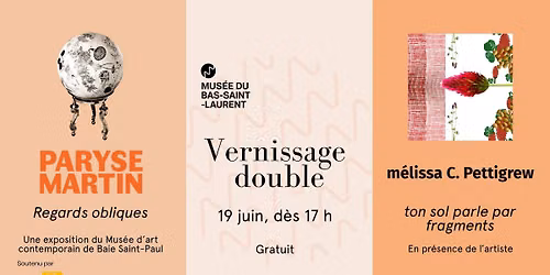 Vernissage double – Lancement de la saison estivale 2026