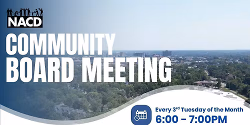 NACD Monthly Community Board Meeting