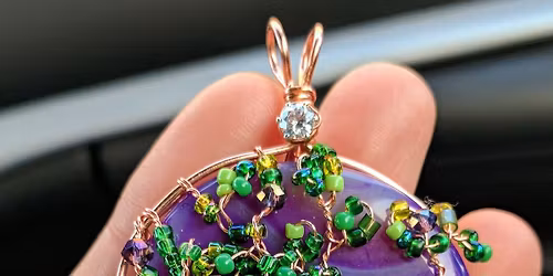 Beaded Cab Tree Wire Wrapping Class