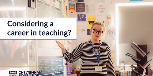 Considering a career in teaching? November Teacher Taster Day