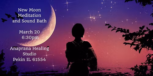 🌑 New Moon Meditation and Sound Bath 🌑