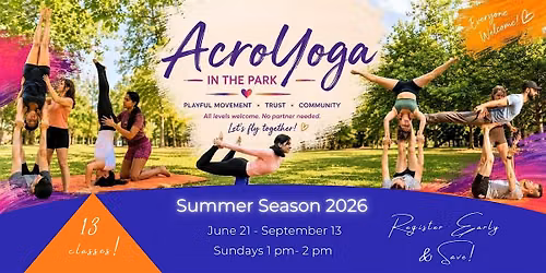 AcroYoga in High Park-Summer Season
