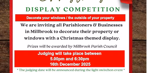 Millbrook Christmas Display Competition