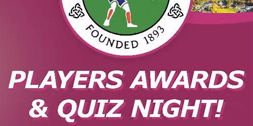 Players Awards and Quiz Night