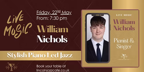 Jazz Friday \u2014 William Nichols Live