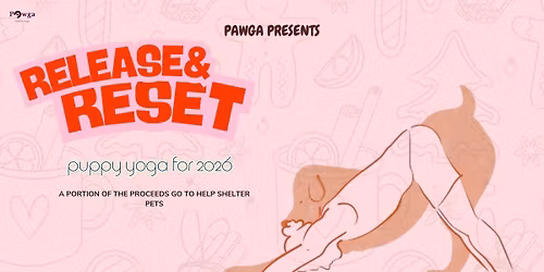 Pawga&apos;s Release and Reset Yoga with Puppies for 2026