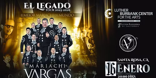 CBC Events and Producciones Vigil Presentan Mariachi Vargas de Tecalitlan