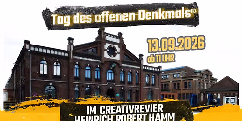 Tag des offenen Denkmals auf Zeche Heinrich Robert \u2013 Hamm 