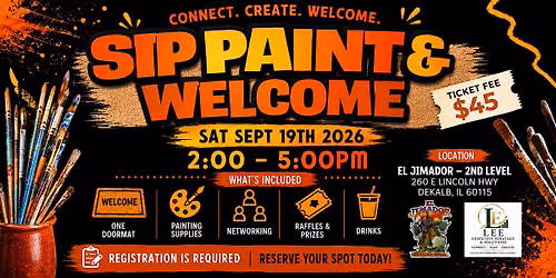 Sip, Paint & Welcome: Paint Your Own Welcome Mat