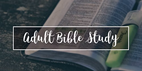 Adult Bible Study