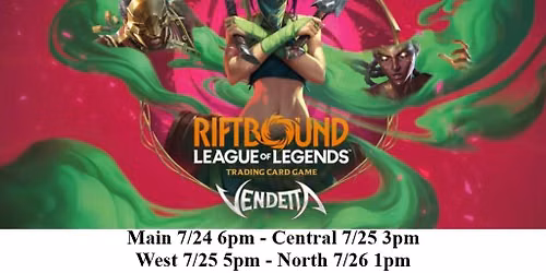 Riftbound Vendetta Prerelease at CCGPrime Main
