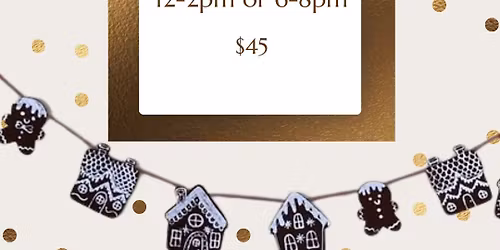 Felt Gingerbread Garland Workshop