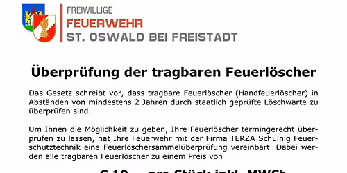 Feuerl\u00f6scher\u00fcberpr\u00fcfung 2026