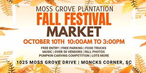 Moss Grove Plantation Fall Festival Market 2026