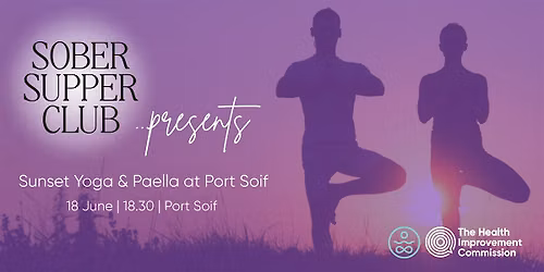 Sober Supper Club: Sunset Yoga & Paella at Port Soif