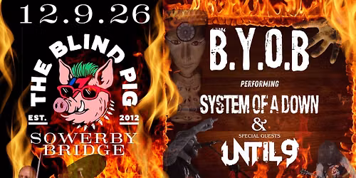 BYOB @ The Blind Pig \ud83d\udc37 