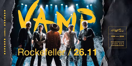 Vamp \u2013 Rockefeller 40 \u00e5r \/\/ 26.11.26