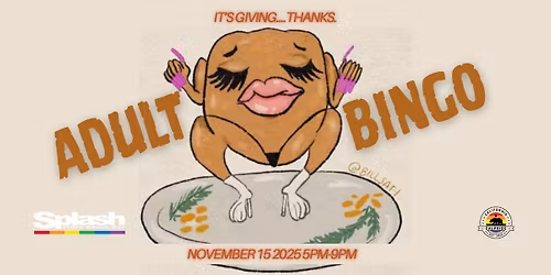 IT'S GIVING....THANKS. NOVEMBER ADULT BINGO