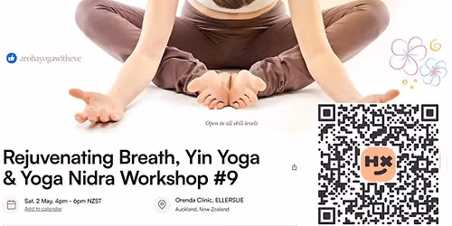 Rejuvenating Breath, Chakra Yin Yoga & Yoga Nidra Workshop