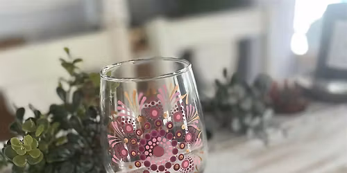 Mandala Wine Glass Workshop at Caledonia Brewing