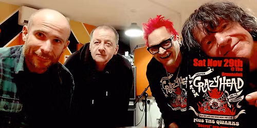 Anderson FROM CRAZYHEAD and The Hedonists + The Qwarks