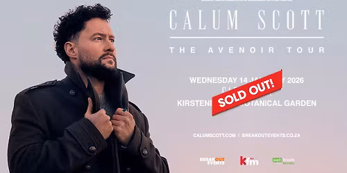 Calum Scott - The Avenoir Tour - Cape Town