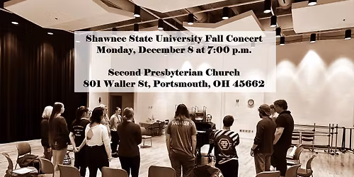 SSU Fall Semester Choir Concert at Second Pres