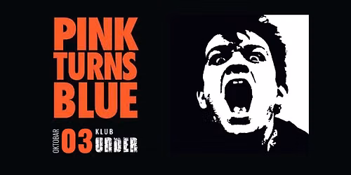 PINK TURNS BLUE | SUBOTA 3.OKTOBAR