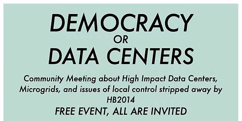 Democracy or Data Centers