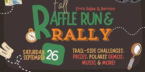 Erv's 3rd Annual ATV\/UTV Fall Raffle Run & Rally